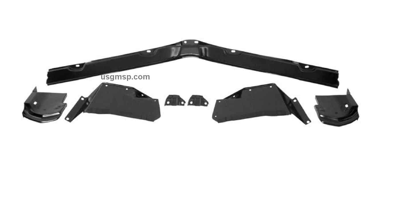 66-67 GTO/Lemans Front Filler Panel set (7)